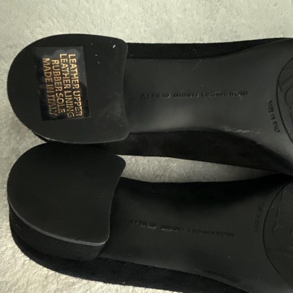 AGL “Kristin” Black Low Chunky Block Heels w/ Bow 7.5M NEW W/O BOX - Picture 7 of 8